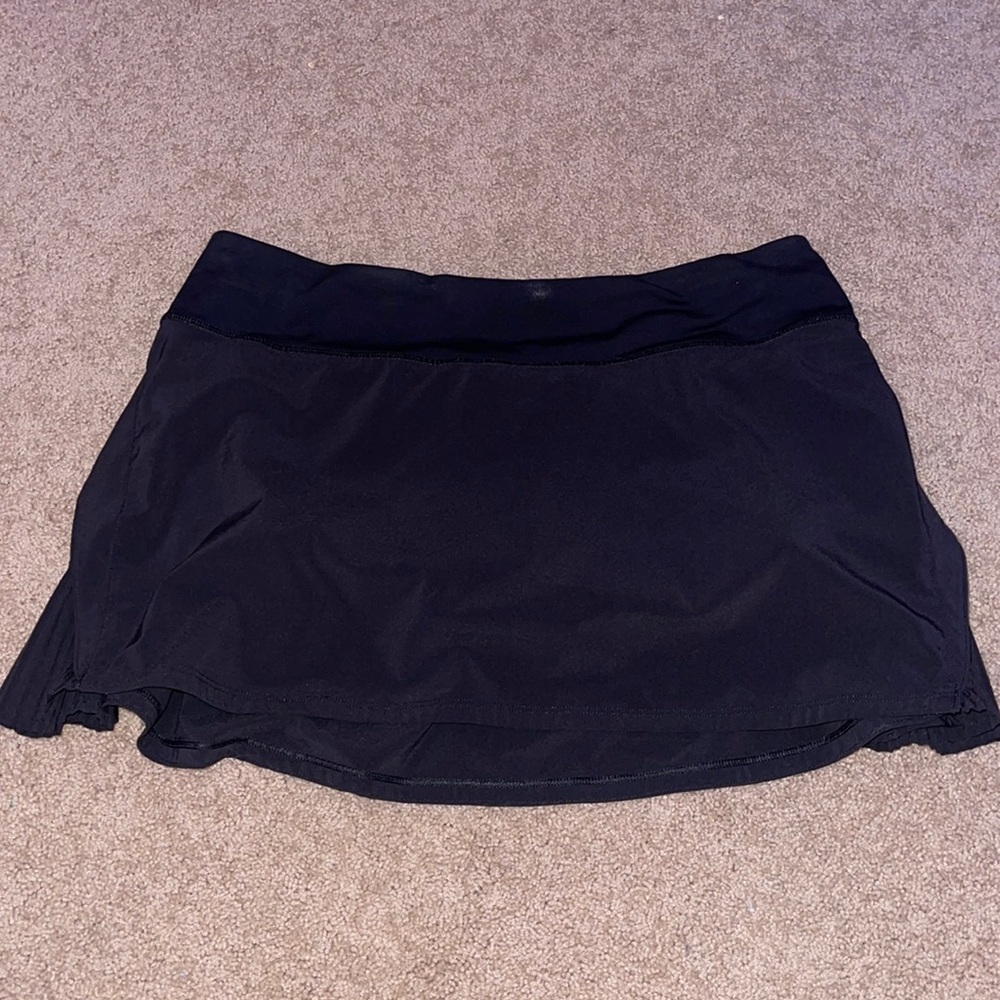 Black lululemon skort